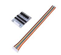 Scheda di protezione della batteria agli ioni di litio 10S 36V 40A PCB con funzione di bilanciamento per batterie ternarie all'acido cobalto e manganese 53x63mm
