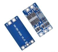 Scheda di protezione per batteria al litio con bilanciatore ed equalizzatore, modulo 2S 7,4 V 8,4 V 10 A per celle agli ioni di litio e Li-Poly, protezione da sovraccarico e sovraccarico, sicurezza da