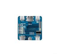 Scheda di prova di continuità del cavo dati blu per il tipo C e il Usb, rivelatore di guasto della linea di ricarica rapida con gli indicatori principali, ispettore portatile 45x45mm