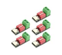Scheda di Prova per La Ricarica Rapida PD da 5 Pezzi, Modulo di Attivazione PD Regolabile da 5 A 20 V, Tester di Alimentazione USB Type-C da 100 W