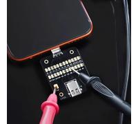 Scheda di prova USB-C BL-804, per telefoni cellulari e tablet, rilevamento guasti e analisi della ricarica, design flessibile per test di piegatura (nero)