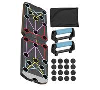Scheda Di Push Up Portatile - Pushup Board Pieghevole | Scheda Di Sistema Di Supporto Per Esercizio Addominale | PP Pompe Multifunzionali Per Il Pavimento, Attrezzature Di Allenamento Muscolare Profe