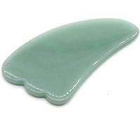 Scheda di raschietto di guasa giada naturale giada di pietra pietra for occhio for il viso GUASHA Plate Jade Massager Strumento di raschia (Color : 2)