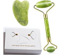 Scheda di raschietto Gua di raschietto Natural cristallo rullo in giada sottile massager scatola for massaggiatore slip rosa pietra di pietra guamha gemma anti -rugosa rimozione del set di strumenti d