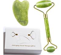 Scheda di raschietto Gua di raschietto Natural cristallo rullo in giada sottile massager scatola for massaggiatore slip rosa pietra di pietra guamha gemma anti -rugosa rimozione del set di strumenti d