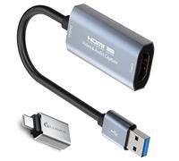 Scheda di registrazione video 4K Cam Link, scheda HDMI a USB, 1080P 60HZ, registratore video per giochi, streaming, compatibile con sistema Mac OS, Windows per, Switch2/1