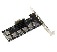 Scheda Di Replicazione PCIe 1X 7 Porte USB3 - Per Riser PCIe Bitcoin Mining