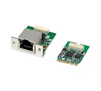 Scheda di rete 10/100/1000Mbps Scheda di rete Ethernet Singola Porta RJ45 A+E Scheda Adattatore Ethernet Sostituire Modulo Ndustrial
