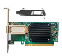 Scheda di rete 100GbE QSFP28 compatibile con scheda Ethernet PCIe MCX455A-ECAT con controller ConnectX-4, PCIe 3.0, 1 porta QSFP28 (VPI 100GbE/EDR IB), SR-IOV RoCEv2 RDMA VXLAN PXE Adattatore di rete