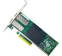 Scheda di rete 10GbE SFP+ compatibile con scheda Ethernet X710-DA2 PCIe, 2 porte SFP+ (10GBASE-SR/LR, DAC/AOC), PCIe 3.0, SR-IOV VXLAN/GENEVE NVGRE, Jumbo Frames, PXE iSCSI, adattatore di rete PCI