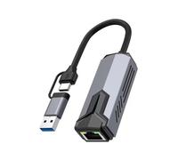 Scheda di rete cablata 5G, adattatore Ethernet USB 3.0 TYPE-C a RJ45