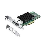 Scheda di rete da 10 GB Intel X550-T2 NIC, PCIe v3.0 x4, doppia porta RJ45, controller Intel X550-AT2, adattatore LAN 10G Supporto Windows Server/Linux/VMware