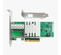 Scheda di rete da 10 Gb Singolo SFP+ Port PCI Express x8 Ethernet Converged Server Adapter Compatibile Intel X520-DA1 82599EN Supporto chip Windows 7/8/10/11/Visa, Server/Linux/VMware