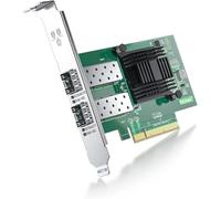 Scheda di rete da 10 Gb X520-DA2 Intel PCI-E Ethernet Card NIC Dual SFP+ Port E10G42BTDA, controller Intel 82599ES, adattatore LAN PCI Express Supporto Windows Server/Windows, Linux, VMware