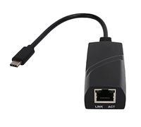 Scheda di rete da tipo C a RJ45, adattatore Gigabit Ethernet 1000Mbps, convertitore USB-C LAN Plug and Play con design compatto per laptop desktop Linux