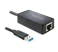 Scheda di Rete Delock 62121 Ethernet Gigabit Nero Windows Mac IEEE 802.3