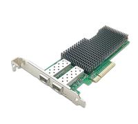 Scheda di rete doppia convergente (NIC) da 10/25 GB, adattatore di interfaccia Ethernet da 25 gigabit, 2 porte SFP28, PCIe 3.0 x 8, compatibile con Intel XXV710-DA2 Supporto Windows/Windows