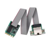 Scheda di Rete Ethernet 2,5G, Scheda Gigabit Ethernet da M.2 A E A RTL8111H, 2,5G/1G/100M RJ45, per PC Desktop