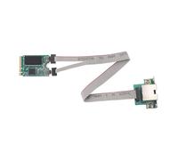 Scheda di Rete Ethernet M.2 2.5G per 7 8 10 11 per Linux, RTL8111H M.2 A+E NIC 2.5G a Porta Singola - Pin Piegato, Scheda di Rete Multi Gigabit M.2 2.5G/1G/100M.