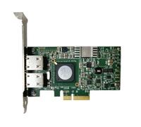 Scheda di rete Gigabit a doppia porta BCM5709 F169G for chip bcm5709C Altezza intera G218C 0F169G PCI-E X4 X8 X16(With short baffle)