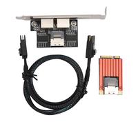 Scheda di Rete Gigabit Doppia PCIe, Adattatore Ethernet PCI Express da 1000 M, Scheda NIC LAN a Due Porte per Supporto PXE per Windows/Windows Server/Linux/DOS a Basso Profilo