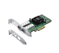 Scheda di rete Gigabit Dual con chip Intel I350-AM2, scheda di rete da 1 Gb Confronta con Intel I350-F2 NIC, 2 porte SFP, PCI Express 2.1 X4, scheda Ethernet con basso profilo per Windows/Windows