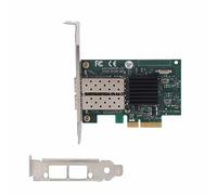 Scheda di rete Gigabit Dual Port A, scheda di rete PCI E X4 per 82576EB, Face Plate Rapido 10/100/1000 Mbps e dissipatore di calore in metallo, compatibile