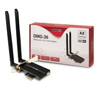 Scheda di Rete Inter-Tech DMG-36 PCI Express 5400 Mbit/s Wi-Fi 6 Tribanda Bluetooth 5.2
