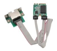 Scheda di Rete M.2 E Gigabit Single Port RJ45 con Chip I210AT | Chip I210AT integrato, slot M.2 E, supporto VLAN e jumbo frame 9K, velocità 1000/100/10 Mbps