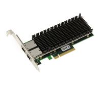 Scheda di Rete Pcie 10G 2 Porte 10 GB RJ45 Chipset Intel X540 High +Low Profile
