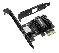 Scheda di Rete PCIe 2.5G, YuanLey Adattatore Ethernet PCI Express 2,5 Gigabit con Realtek RTL8125B, Scheda NIC 2500Mbps Controller LAN RJ45 per PC Windows/Linux/Mac OS con Staffa Low-Profile
