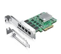 Scheda di rete PCIe 2.5Gbase-T con chip Realtek RTL8125, scheda di rete da 2,5 GB, 2500/1000/100 Mbps, porte Quad RJ45, PCIe X4, scheda Ethernet per Windows/Windows Server/Linux