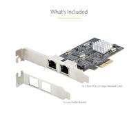 Scheda di rete PCIe a 2 porte 2,5 Gbps NBASE-T, Intel I225-V - STARTECH.COM - Scheda di rete Ethernet