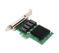 Scheda di Rete PCIe, Scheda Gigabit Ethernet a 4 Porte, Adattatore di Rete RTL8111H, Raffreddamento Rapido, Trasmissione 10/100/1000 Mbps, per Computer Desktop Server