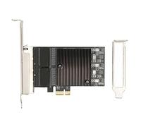 Scheda di Rete PCIE X1, Adattatore LAN Scheda di Rete PCIE a 4 Vie per Computer