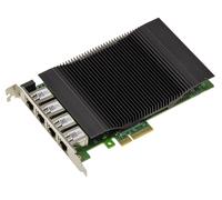 Scheda Di Rete PCIe x4 4 Porte 5G RJ45 PoE+ 30W Realtek RTL8126 Pro
