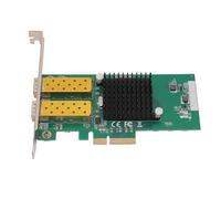 Scheda di Rete PCIe X4, Adattatore Gigabit Ethernet PCIe a Doppia Porta per Chip 82576, Dissipazione del Calore Efficiente, Tecnica di Placcatura in Oro Migliorata