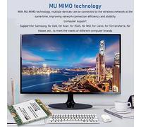 Scheda di rete RTL8852BE 2.4G 5G Dual Band 1800Mbps 5.2 M.2 per scheda, 2.4G/5G con slot NGFF per PC/laptop