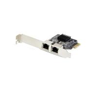 Scheda di rete StarTech.com ST1000SPEXD4T PCI Express Ethernet 1000 Mbit/s Dual Porta Nero