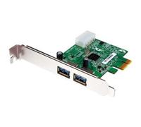 Scheda di Rete Transcend TS-PDU3 PCIe USB 3.0 2 Porte 5 Gb/s Verde