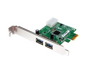 Scheda di Rete Transcend TS-PDU3 PCIe USB 3.0 2 Porte 5 Gb/s Verde