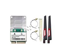 Scheda di Rete WiFi 6 RTL8852BE con Antenna 10DBI BT 5.2 PCI-e Wireless Dual Band 2.4G/5GHz 1800M Adattatore per Win 11