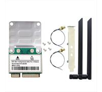 Scheda di rete WiFi 6 RTL8852BE con antenne 8DBI Adattatore BT 5.2 Mini PCI-E Dual Band 2.4G/5GHz AX1800 per Win 10 11 A