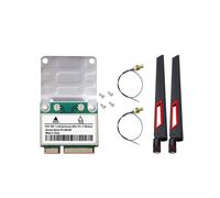 Scheda di Rete WiFi 6 RTL8852BE con Antenne da 10 DBi, Adattatore PCI-e Dual Band 2.4G/5GHz 1800M BT 5.2 per Win 10 11