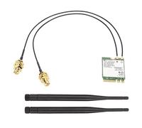 Scheda di Rete WiFi 6E, Modulo Gigabit Tri Band 6a Generazione 802.11AX Scheda di Rete Wireless 5.2 6GHz 5GHz 2.4GHz Scheda di Rete WiFi con Trasmissione Stabile