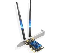 Scheda di rete WiFi6PCI-E, adattatore dual band 5GHz2400Mbps e 2.4GHz600Mbps con chipset Intel AX200 per PC desktop, supporta Windows 10 a 64 bit con