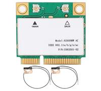 Scheda di rete wireless, 2.4G / 5G Gigabit Dual Band 802.11AC Mini PCI - E Wifi Card, Bluetooth 4.2 + 2 Antenna, Supporto velocità massima 867 Mbps