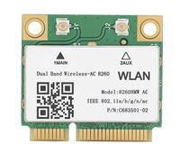 Scheda di rete wireless, 2.4G / 5Ghz Gigabit dual-band 802.11AC Mini PCI - E Wifi Card, Bluetooth 4.1, supporto velocità massima 867 Mbps
