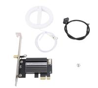 Scheda di Rete Wireless a Doppia Banda, PCI E WiFi6 5.2, 900 Mbps per 10 11, con 2,4 GHz, 5GHz (Antenna da 8 dB) (Antenna del cavo di estensione)