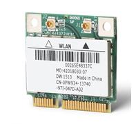 Scheda di rete wireless ASHATA, BCM94322HM8L Scheda di rete wireless PCI-E mini banda 300Mbps DW1510 300Mbps per E4200 E5500, supporto per 2000 / XP/VISTA / 7 a 32 bit e 64 bit